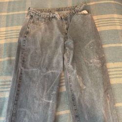 Blue Pants With Cool Design