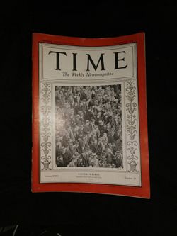 Time magazine "Footballs Public" Nov. of 1930