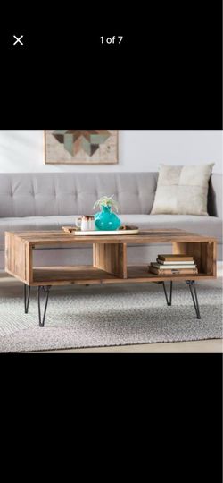 Wooden coffee table