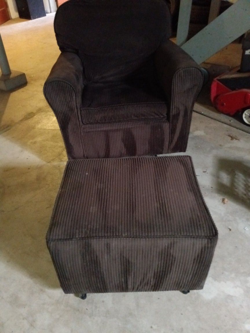 Sofa Chair And Ottoman