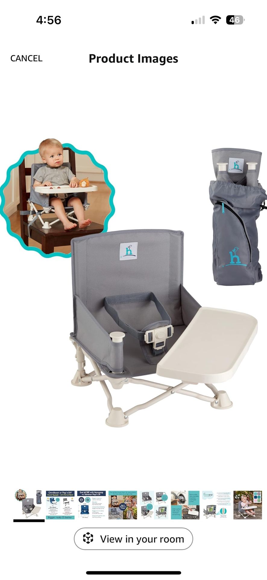 Hiccapop Travel Booster Seat