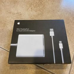 Apple Mini Displayport to Dual-Link DVI Adapter MB571LL/A A1306 NEW SEALED BOX