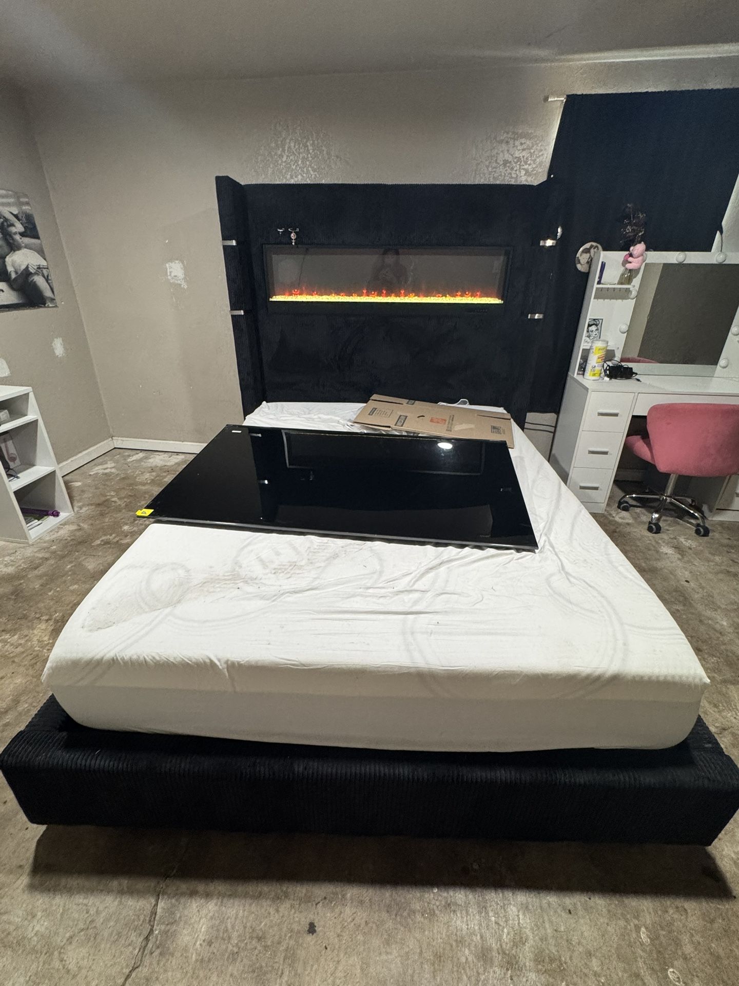 Fire Place Bed Frame