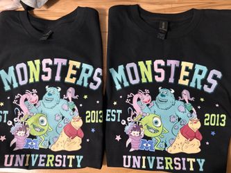 Disney monsters Inc custom t shirts