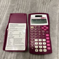 Texas Instruments TI-30X IIS Scientific Calculator Pink with Instructions