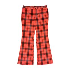 Forever 21 Black Cherry Retro Flare Plaid Trousers 🖤🍒
