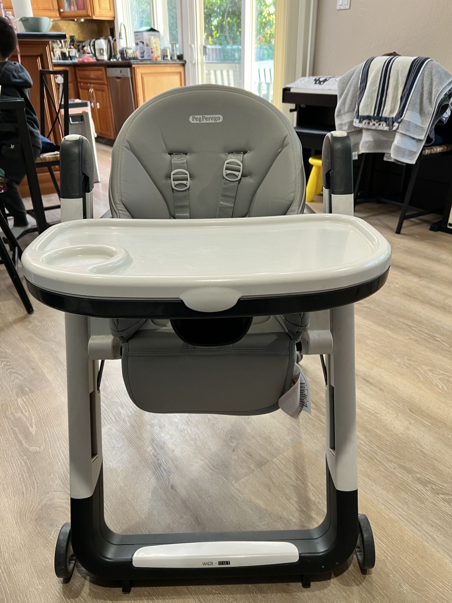 Leather High Chair