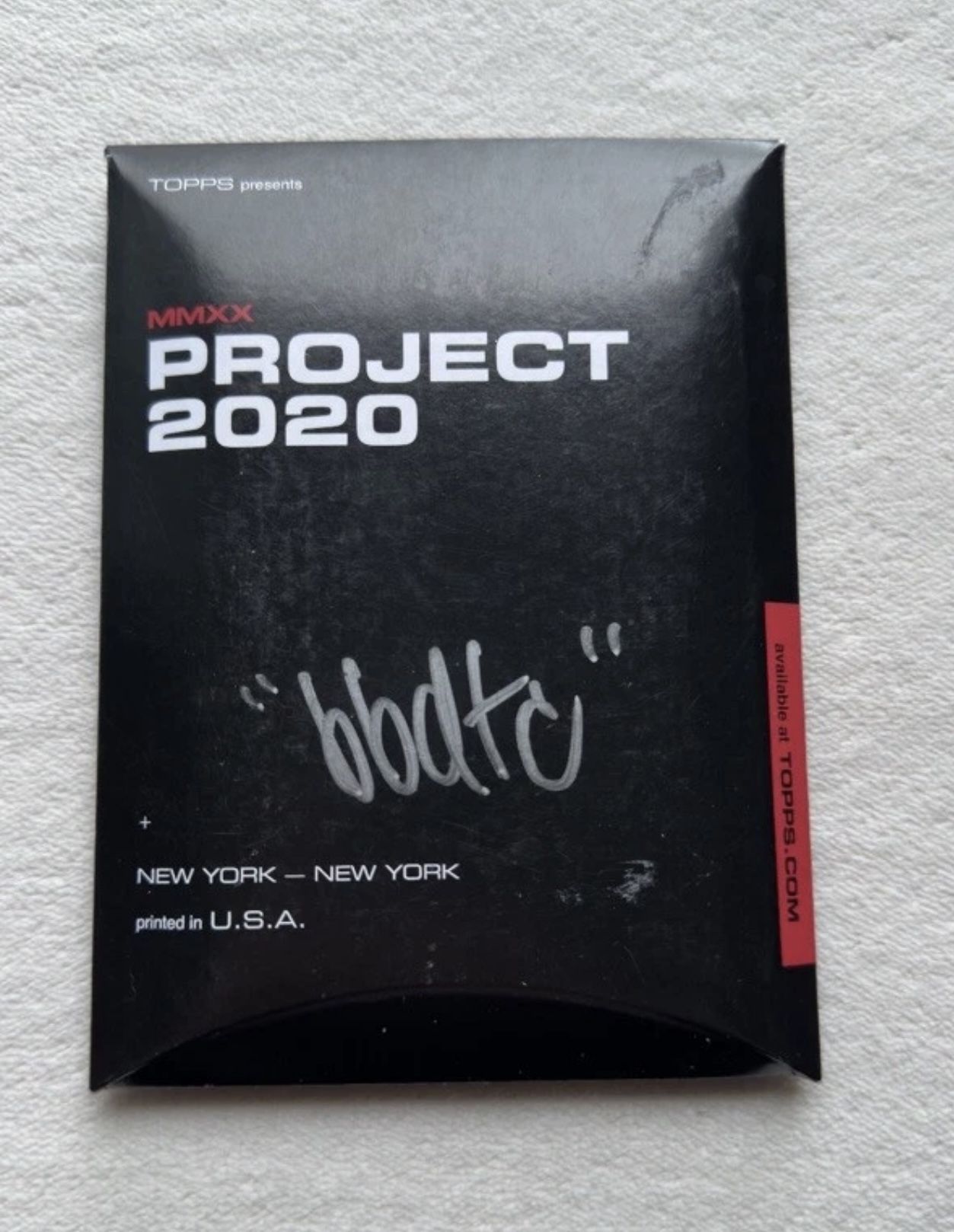 BBDTC Topps Project 2020 Dwight Gooden Card #86 By Ben Baller Artist Auto 40/50