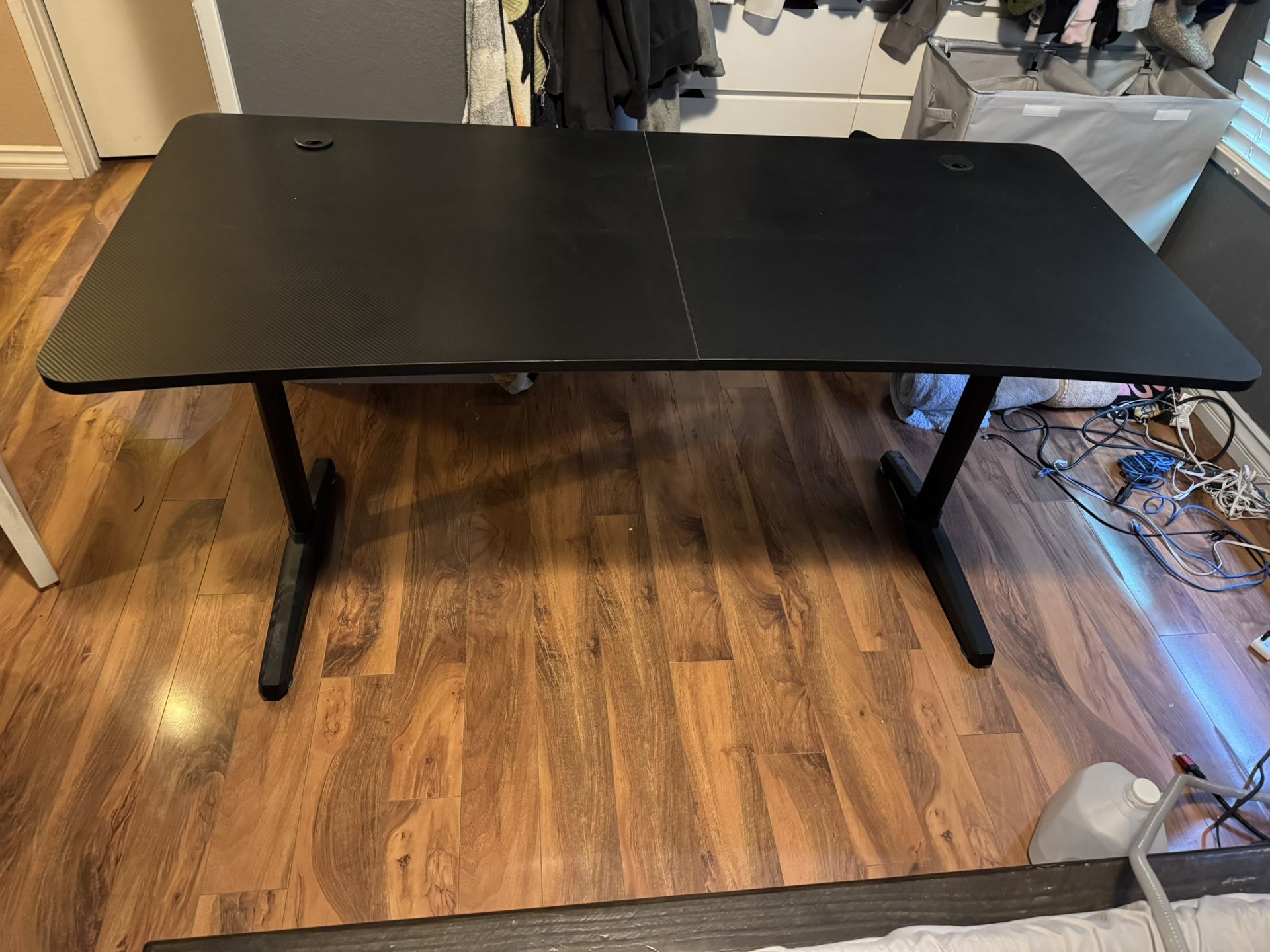 Large Black Desk
