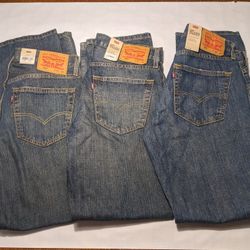 Brand New Levi's Men's Jeans 3 Pair