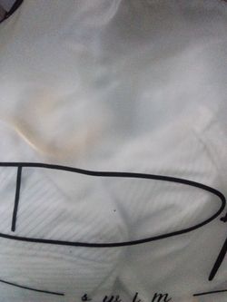White Graphic Swim Top