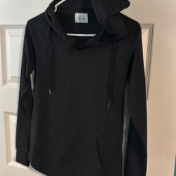 Black With Hood Athletic Jersey