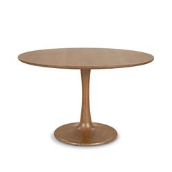 Article Hendrick 47" Round Dining Table - Smoked Oak