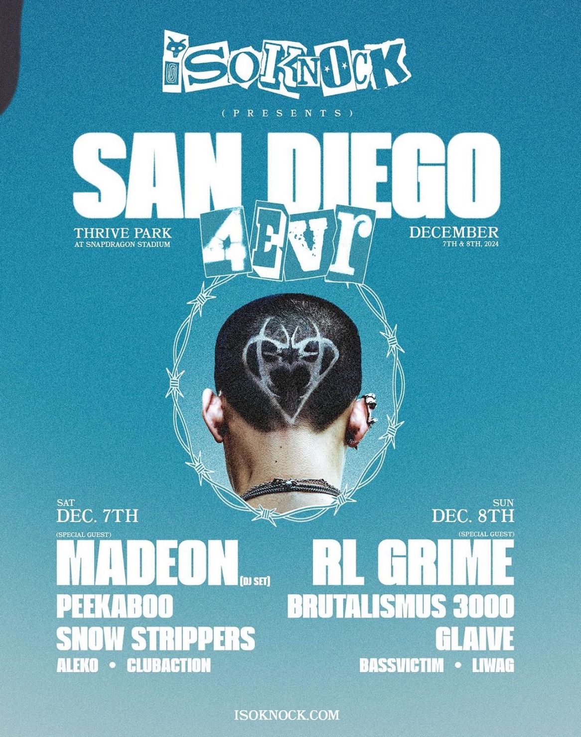 (2) Isoknock San Diego 4Evr Tix (Saturday Only)