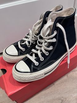 Converse Classic Chuck Taylor Black High Top Women’s Size 6 USED