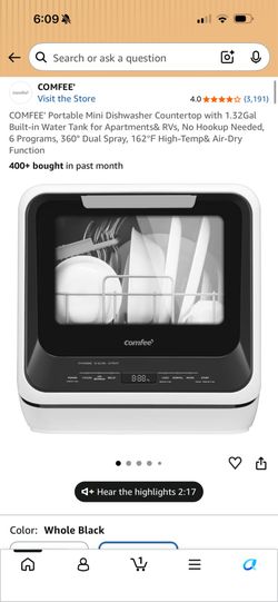 Mini dishwasher
