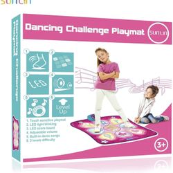 NEW Sunly Dance Mat - Dance Mixer Rhythm Step Play Mat - Dance Game Toy Gift for Kids - Dance Pad with LED Lights
