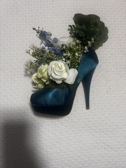DIY Blue Decorative Heel