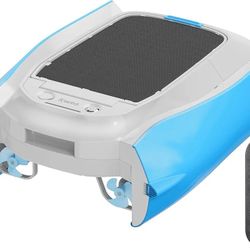 Powered Robotic Pool Surface Skimmer Cleaner, Automated Pool Skimmer with 24/7 Continuous Cleaning Dual Charging Modes Smart Obstacle Avoidance Ideal 