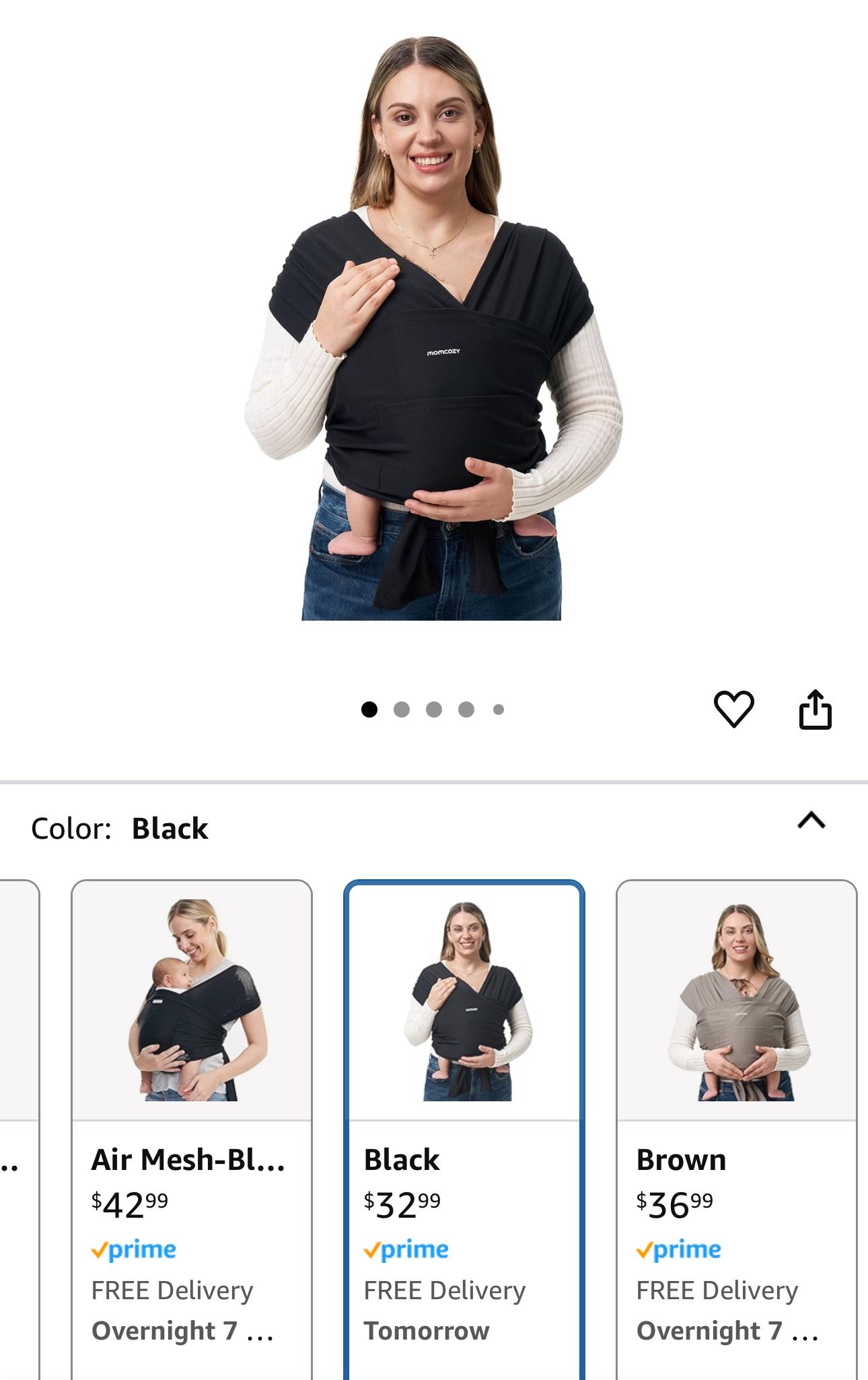Momcozy baby carrier (Blk)