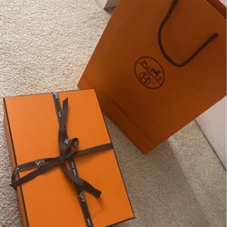 8x12 Hermes Bag And Box 