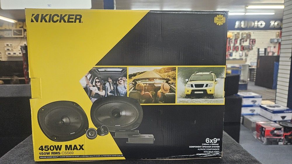 Kicker 6×9 Component Car Audio Speaker