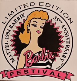 Limited Edition Barbie 35th Anniversary Pin