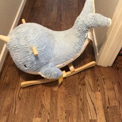 Whale Rocking Horse