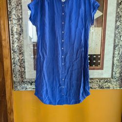 BCBG MaxAzria Yellow is Gold Button Down Dress