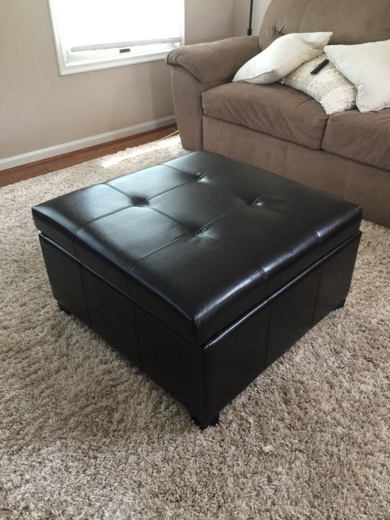 Genuine Leather Richmond Ottoman