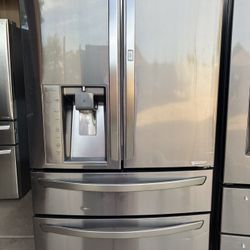 Black Stainless Steel Fridge