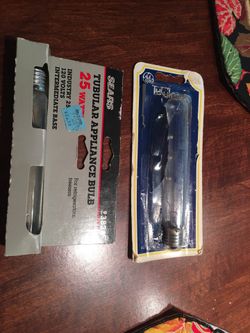 2 tubular small base appliance bulbs