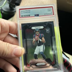 CJ Stroud Prizm rookie card PSA 9