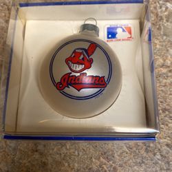 Official MLB Indians Ornament