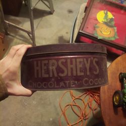 Vintage 1940s Hershey Chocolate And Cocoa Tin