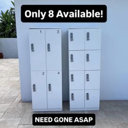 Storage Cabinets (8 Available) Pickup Today Available 