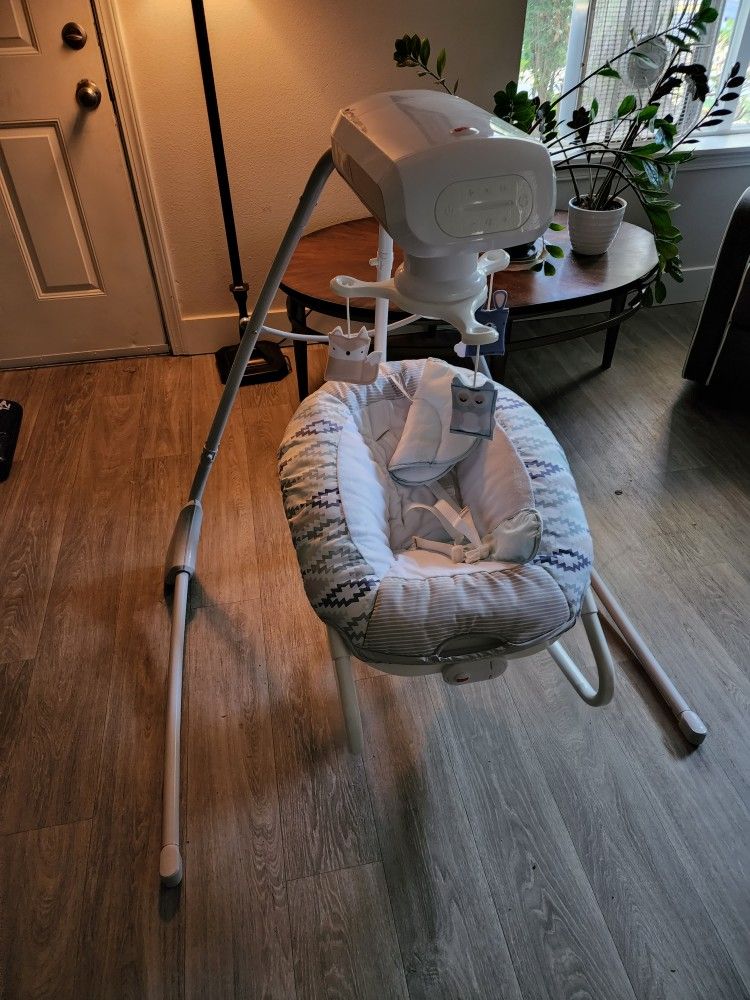 Baby Swing And Portable Rocker Combo