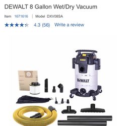 Dewalt Vacuum 