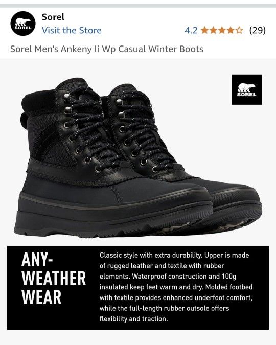 Sorel Mens Boots