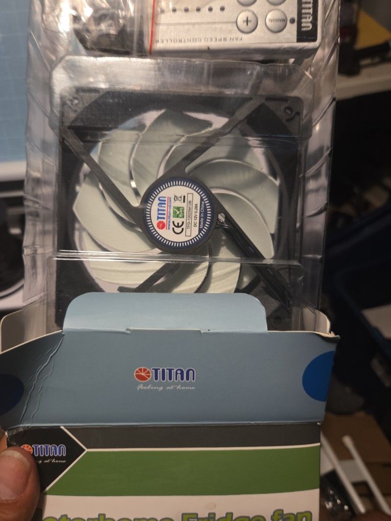 Titan Motorhome Fridge Fan New