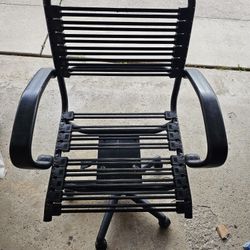 Eurostyle Bungie Cord Rolling Office Desk  Chair Adjustable Height