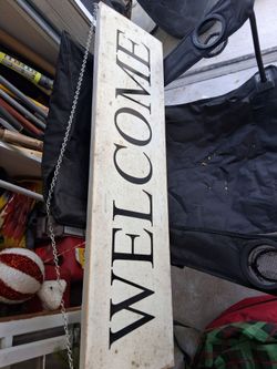 Welcome sign