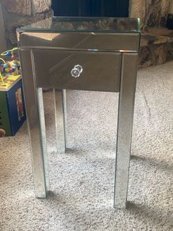 Mirror Side Table