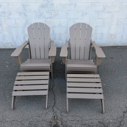 WESTIN OUTDOOR Laguna Fade Resistant Outdoor Patio HDPE Poly Plastic Folding Adirondack Lawn Chair