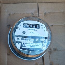 General Electric (GE) Watthour Meter, specifically a Type I-70-S.