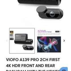 A139 PRO First 4K HDR with Sony Starvis 2 IMX678 Sensor Dash Cam