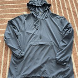 Zella Aura Anorak Hooded Breathable Perforations Pullover Jacket Women’s Size M 