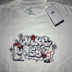 Nike Sb Spray Can Graphic Tee Size Large White