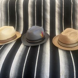 Straw Fedora Hats