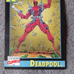 Marvel's Comics Deadpool Trading Card